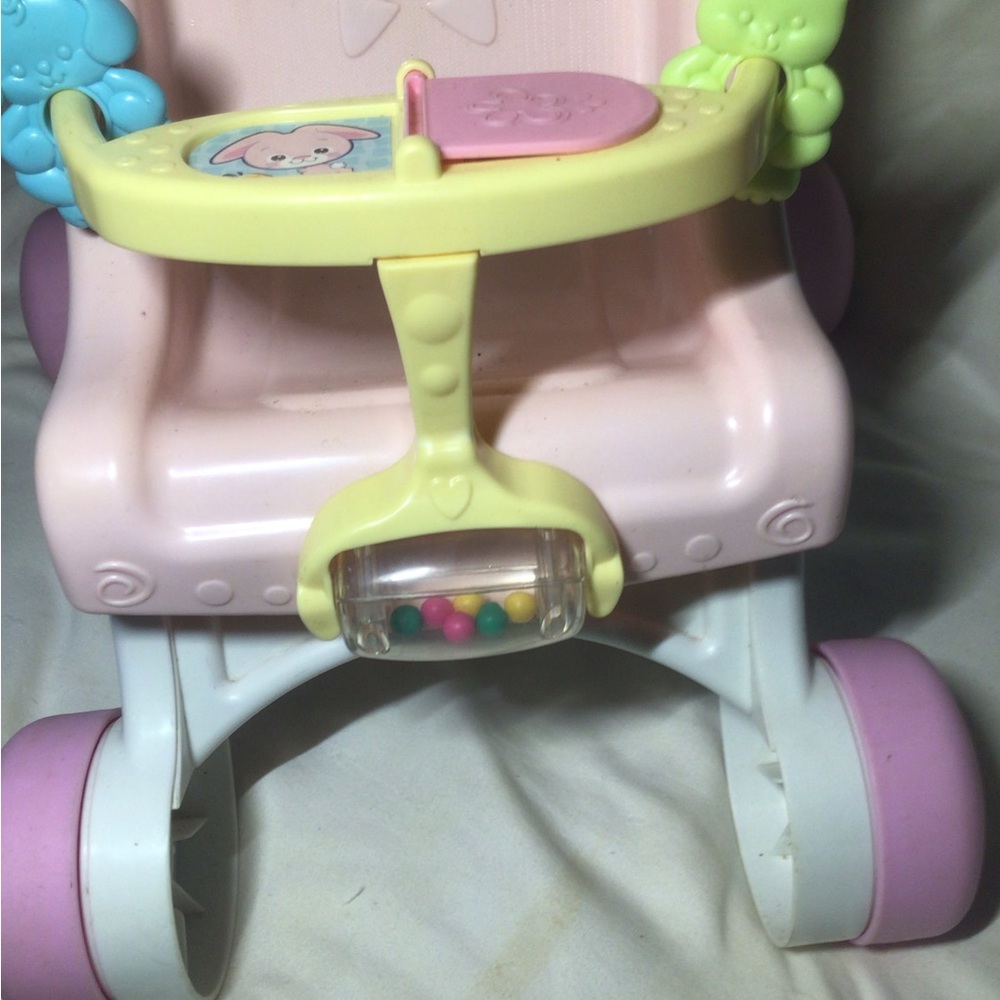 2007 Mattel Fisher Price Pretend Play Baby Doll Stroller W/ Sound toddler toy - Picture 2 of 5